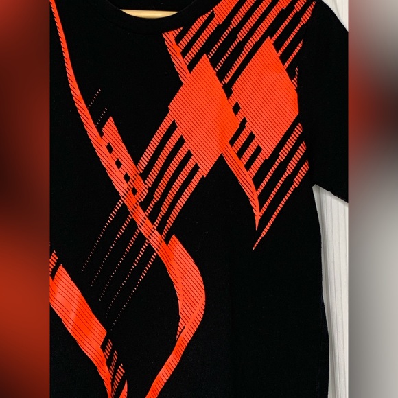 Adidas - Black And Red Print Predator Short Sleeve Tshirt - Picture 2 of 8